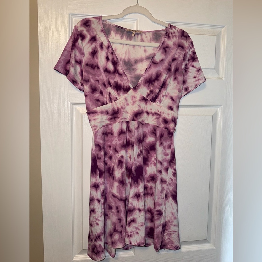 BCBG tie dye dress